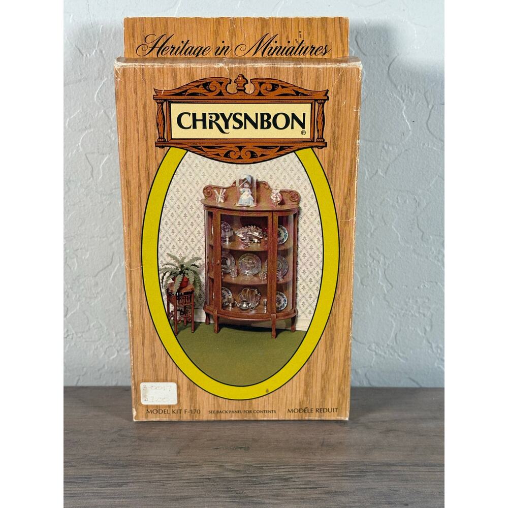 Chrysnbon-‎ Heritage in Minitures- Furniture Kit F-170- New in Open Box
